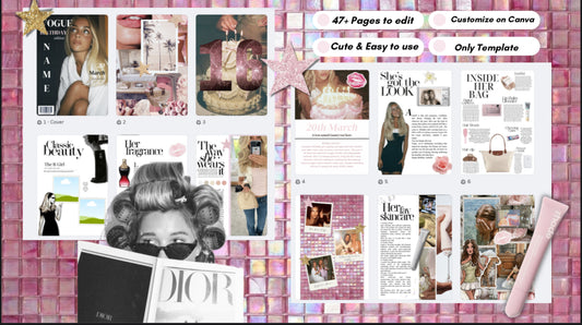 BIRTHDAY GIFT VOGUE TEMPLATE